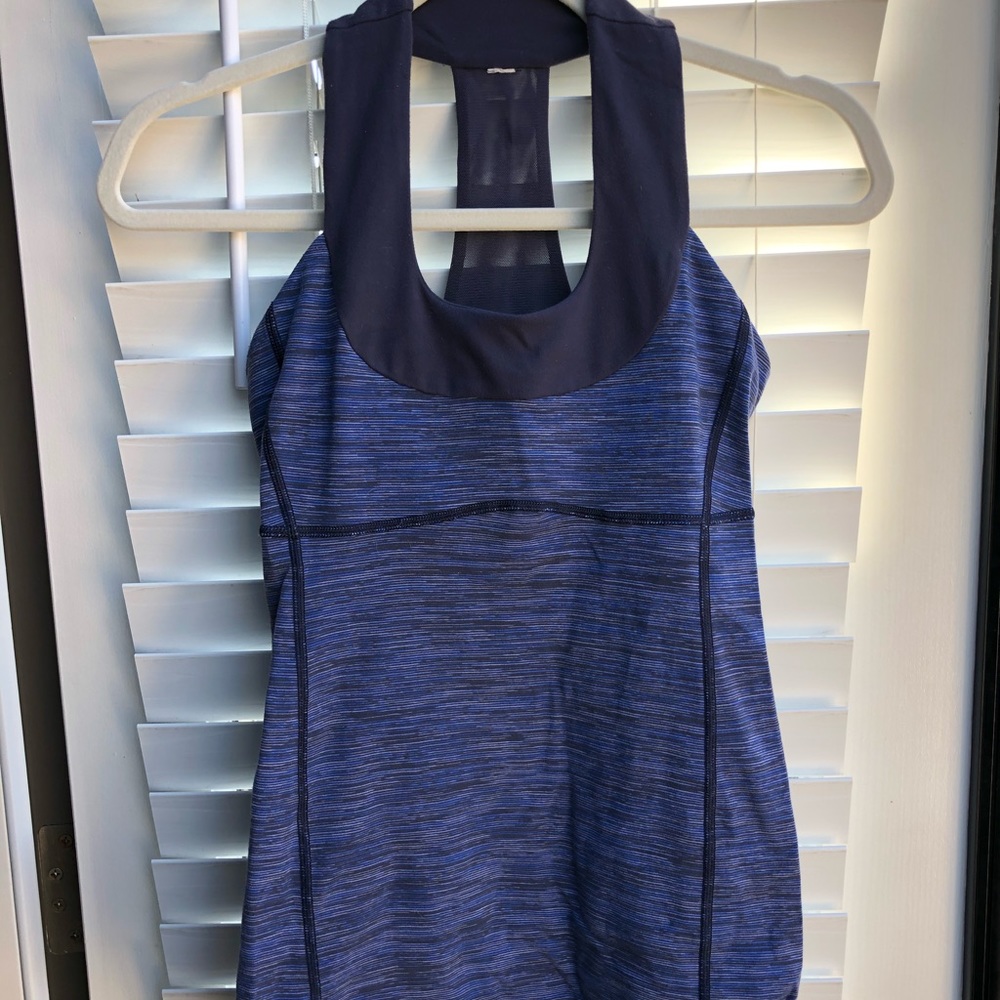 Lululemon size 4 blue tank top